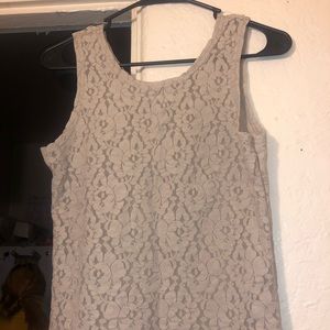Express - Seen Threw Tank Top